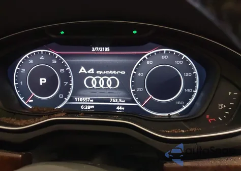 2017 Audi A4 2.0T Premium from USA, damaged, VIN WAUENAF45HN009974